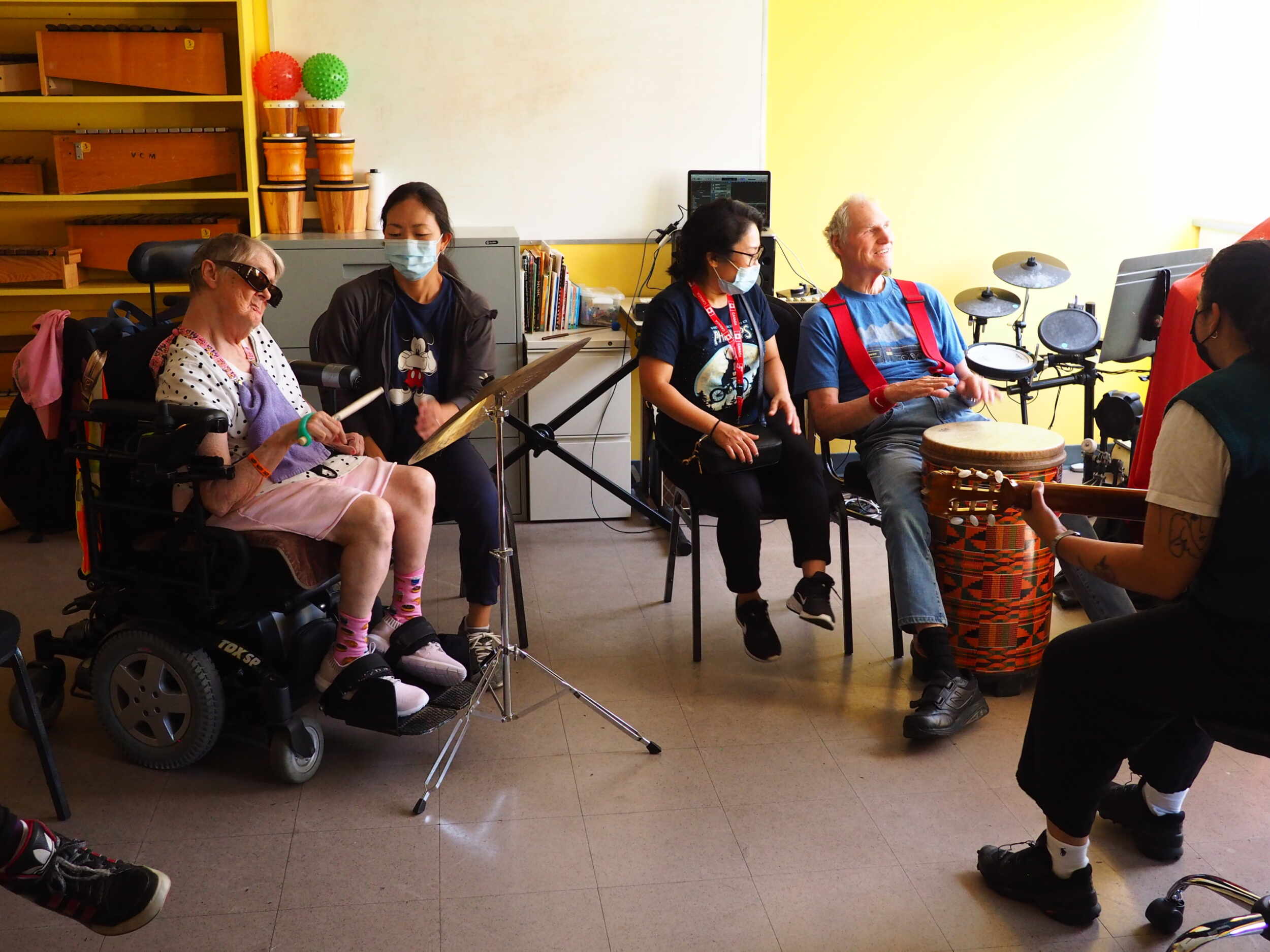 band having a jam session